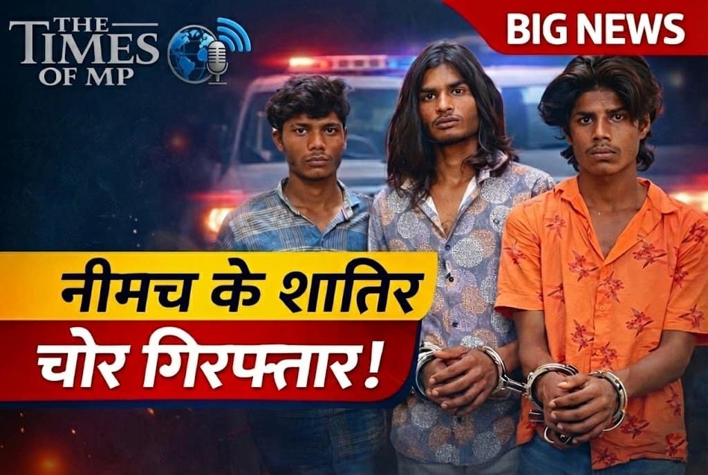 नीमच के शातिर चोर गिरफ्तार