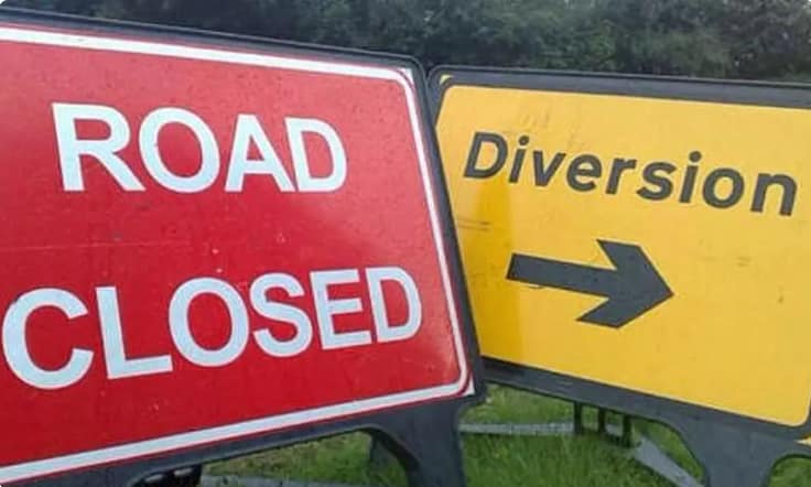 नीमच ट्रैफिक डायवर्जन