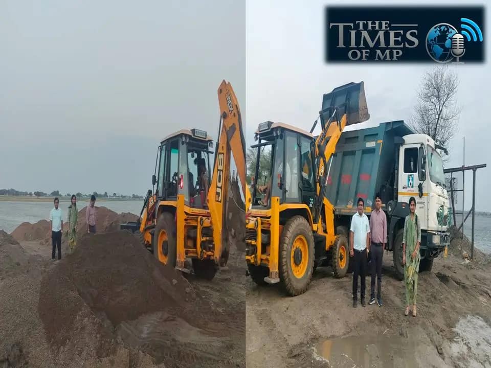 अवैध रेत खनन